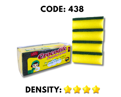 CROCODILE 4'S THICK SCOURING SPONGE (438)