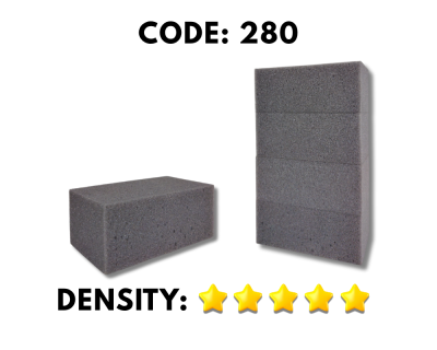 2" MULTIPURPOSE BLACK SPONGE (280)