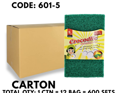 [1 CTN X 600 SETS] 5'S SCOURING PAD (601-5)