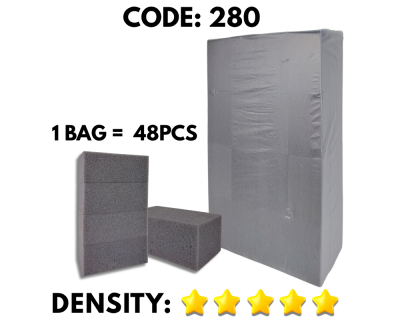 [1 BAG X 48 PCS] 2" MULTIPURPOSE BLACK SPONGE (280)