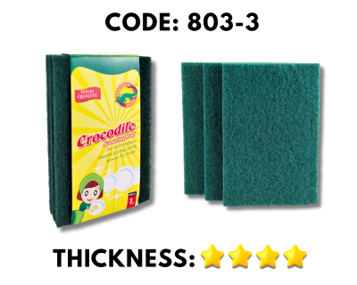 3'S THICK SCOURING PAD (803-3)