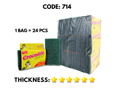 [1 BAG X 24PCS] 1'S HEAVY DUTY SCRUB PAD (714)