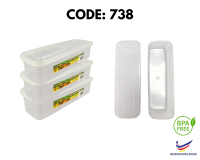 MULTIPURPOSE CONTAINER / UTENSIL HOLDER WITH COVER (738)